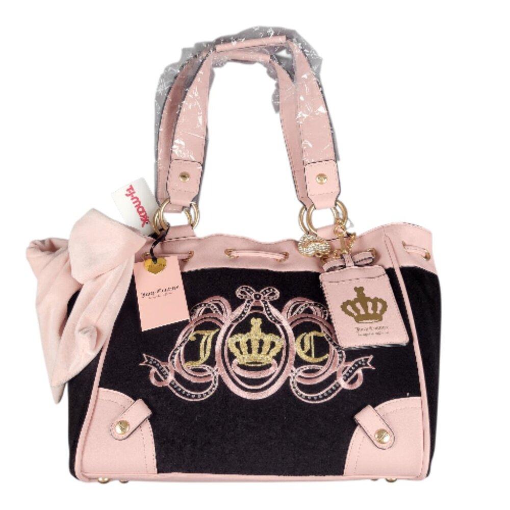 Juicy Couture Lovers Club Daydreamer Tote - Pink / Black / Gold